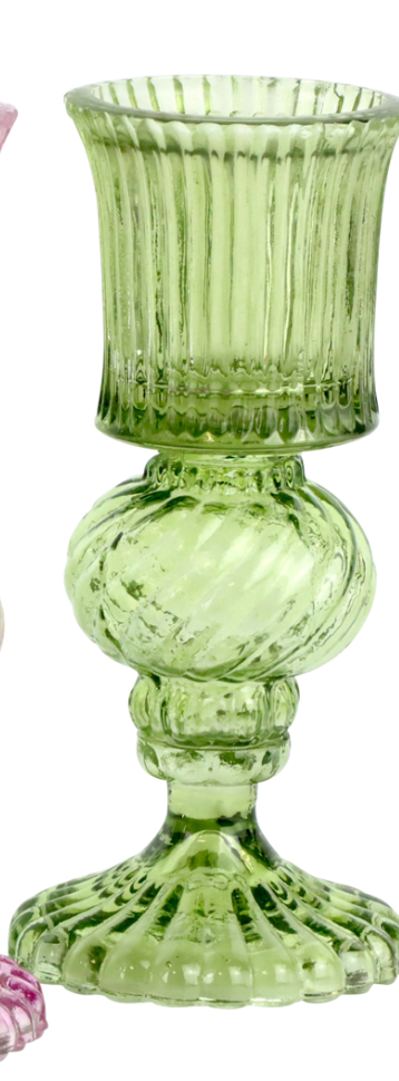 Bougeoir Verre « Floraison »