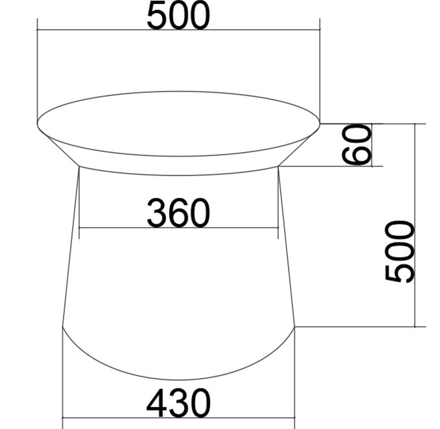 Table d'appoint Clarisse