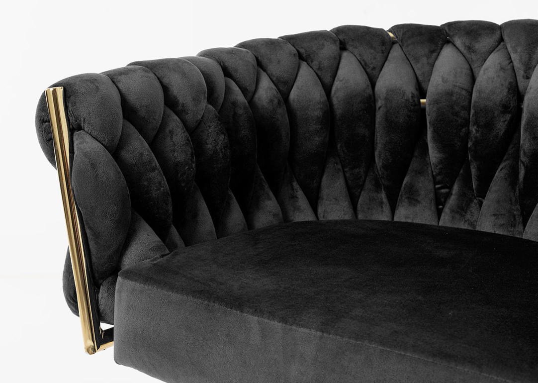 Chaise Tressée doré