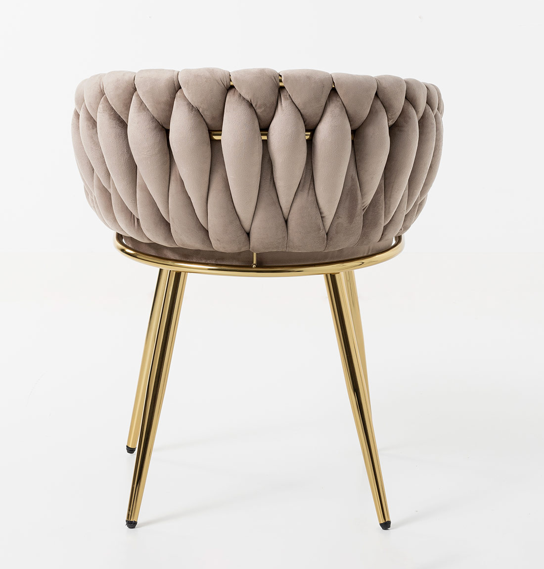 Chaise Tressée doré