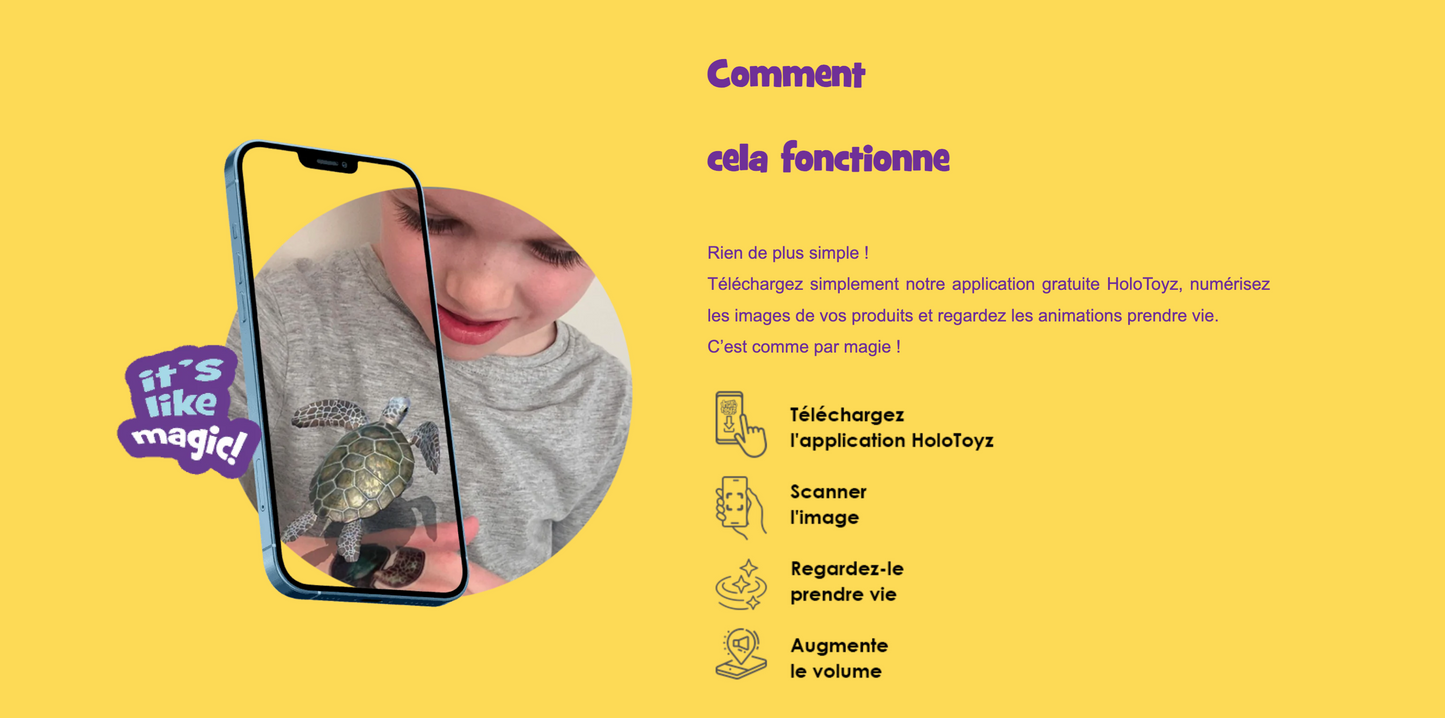 Autocollant qui prend vie