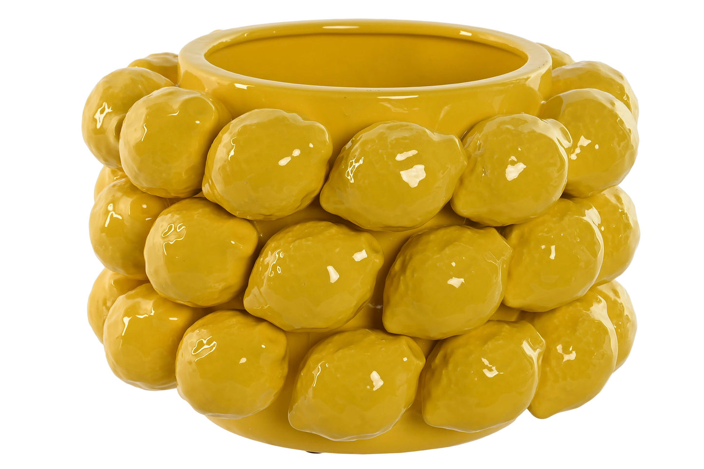 cache pot citron