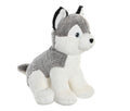 Peluche chien husky tout doux (H 30 cm)