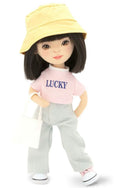 Poupée de chiffon Sweet Sisters brune (32 cm) — Orange Toys