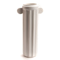 Vase colonne romaine en grès céramique (H 32 cm)