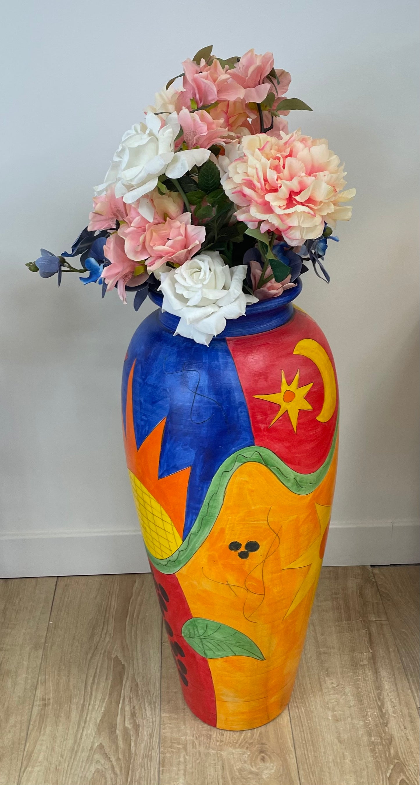 Vase coloré