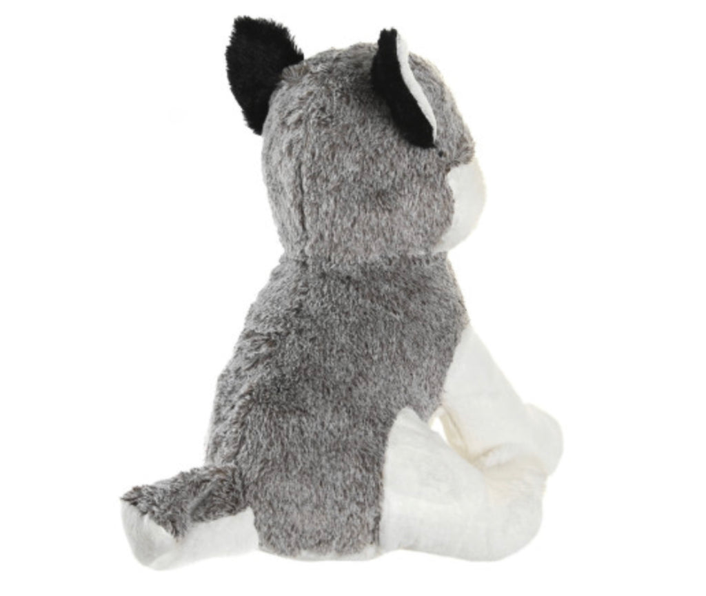 Peluche chien husky tout doux (H 30 cm)