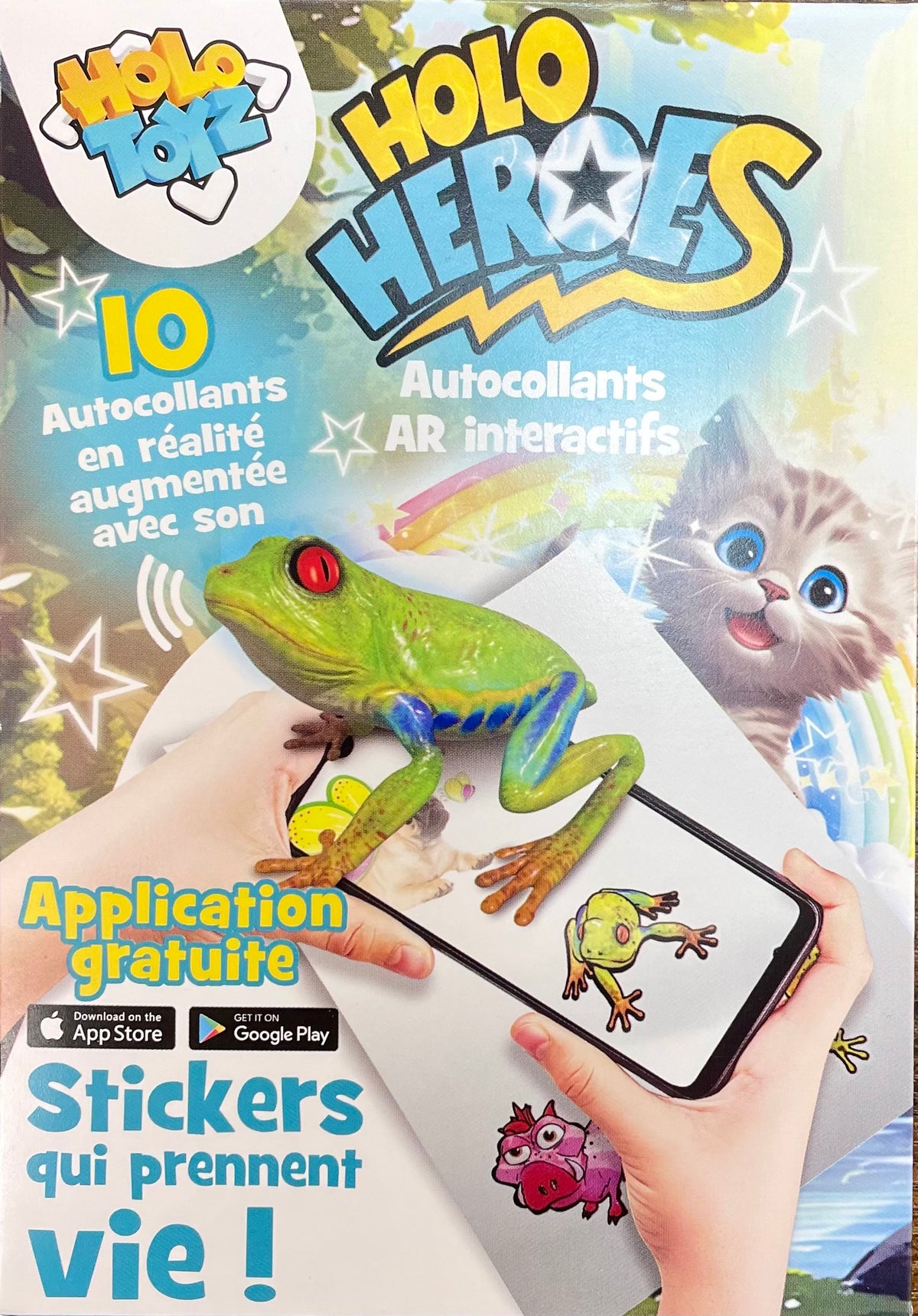 utocollants animés en réalité augmentée — HoloToyz