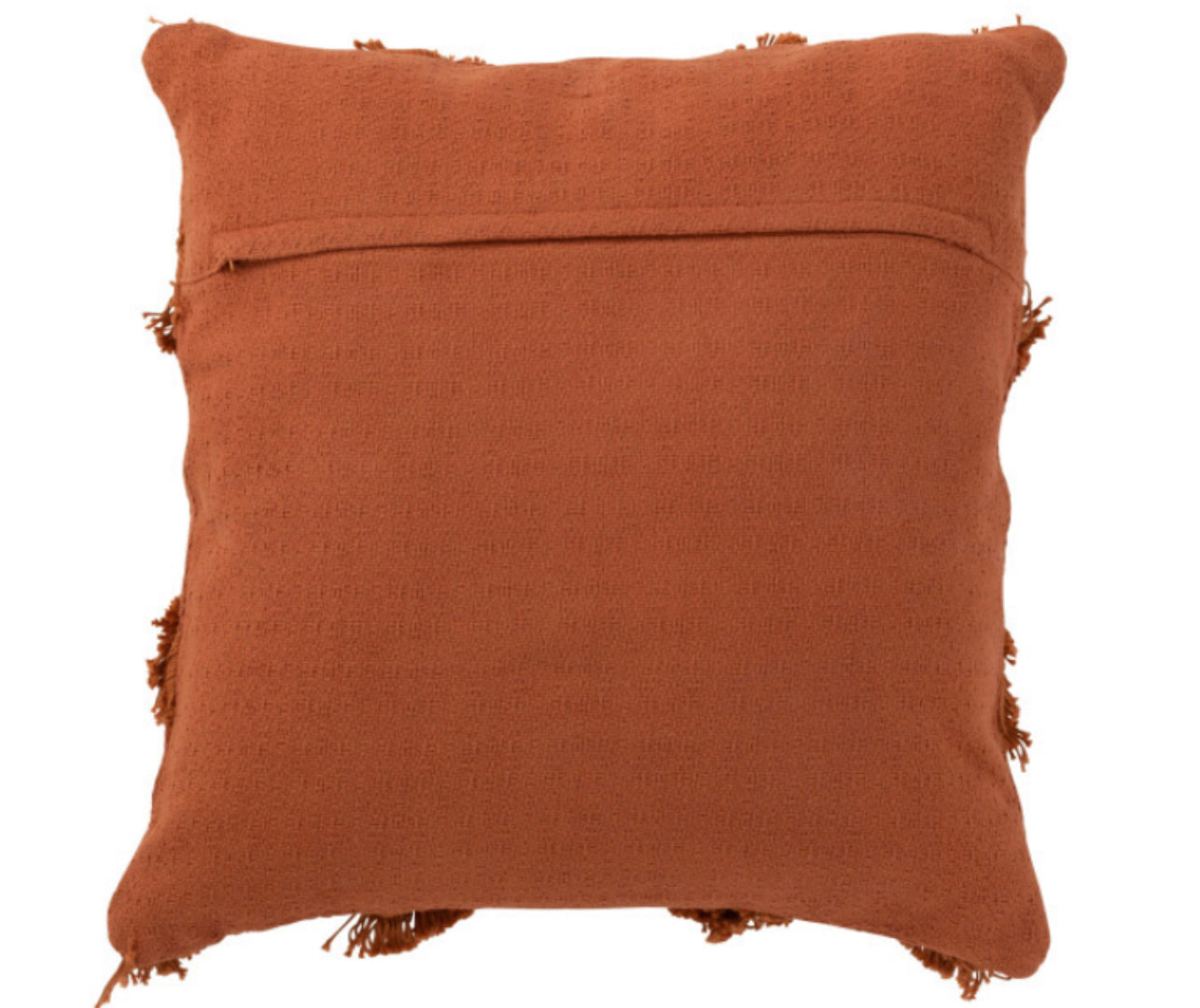 Coussin ethnique terracotta