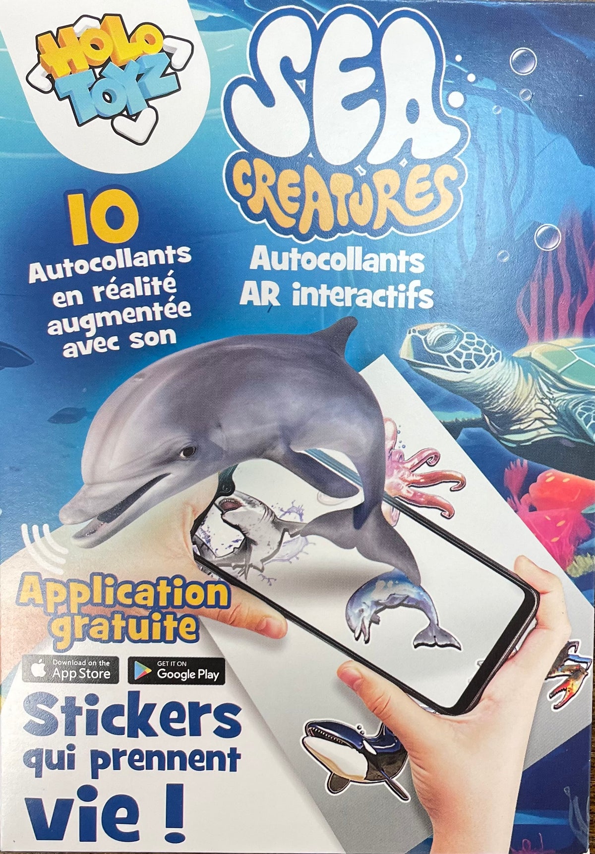 utocollants animés en réalité augmentée — HoloToyz