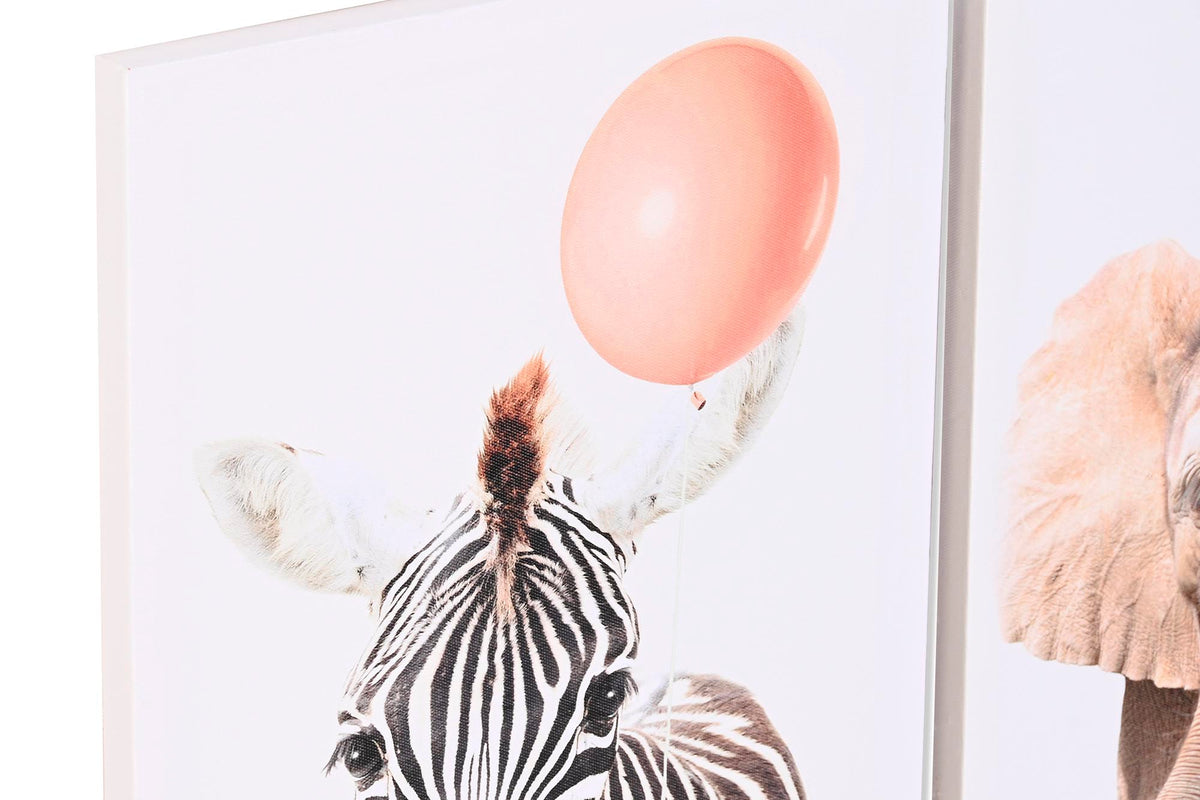 Toile animaux et ballon