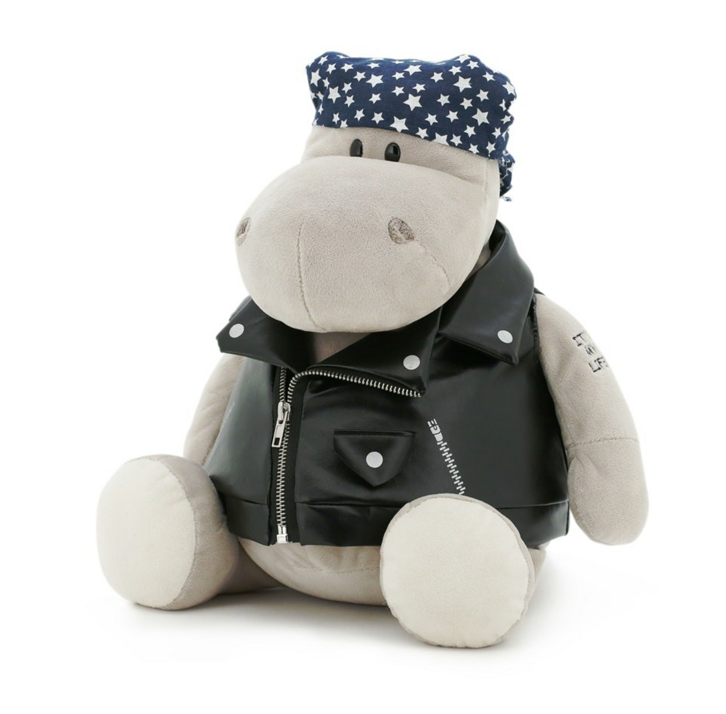 Peluche Hippo Biker