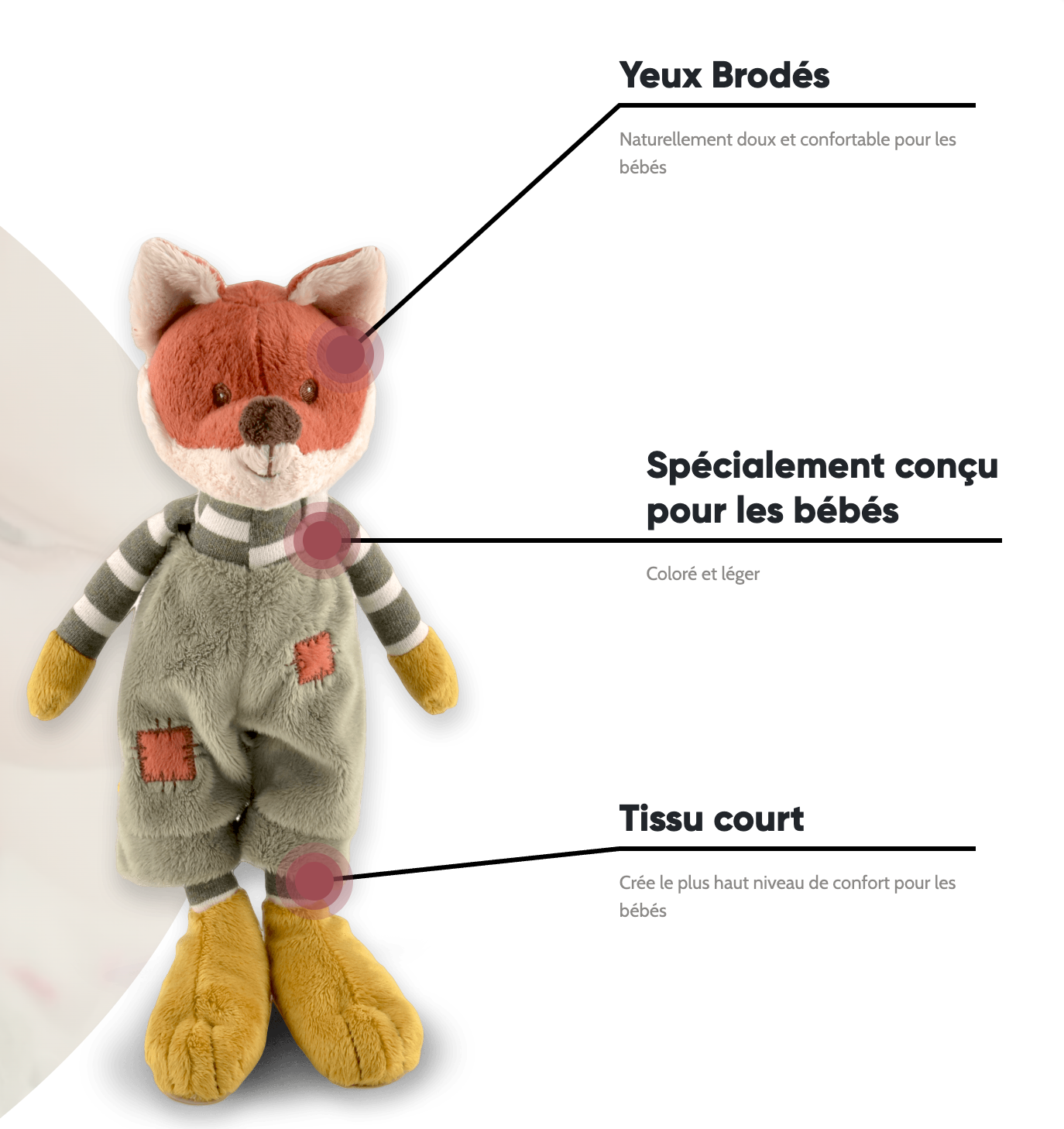 Peluche Foxy ou doudou