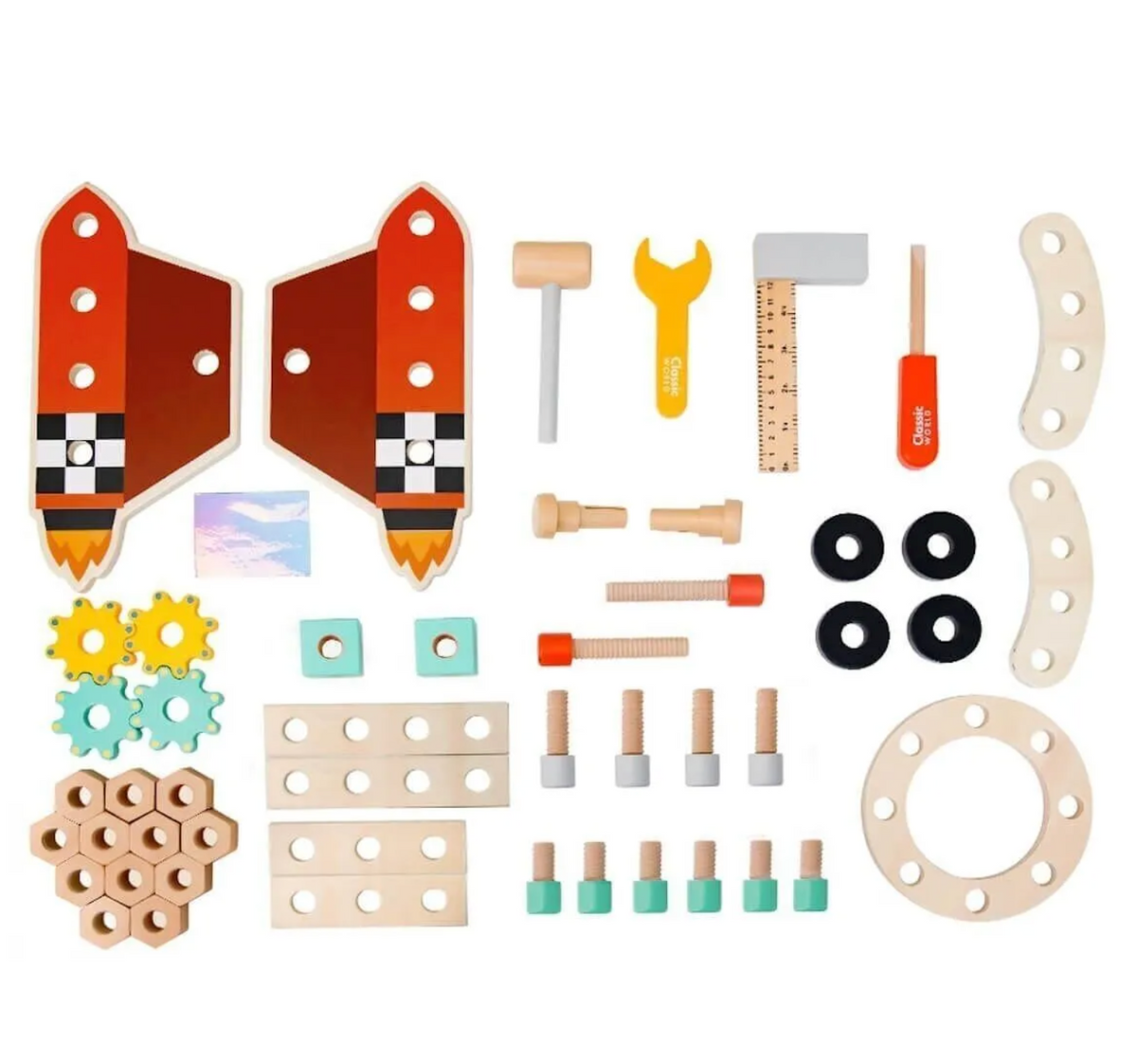 Établi d'activités en bois Fusée — Classic World