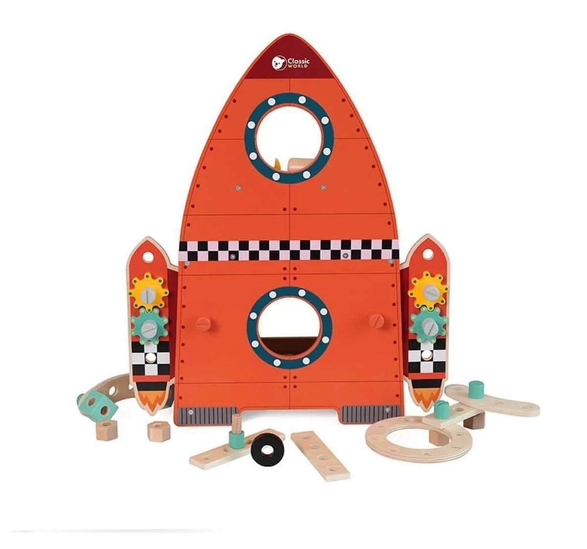 Établi d'activités en bois Fusée — Classic World