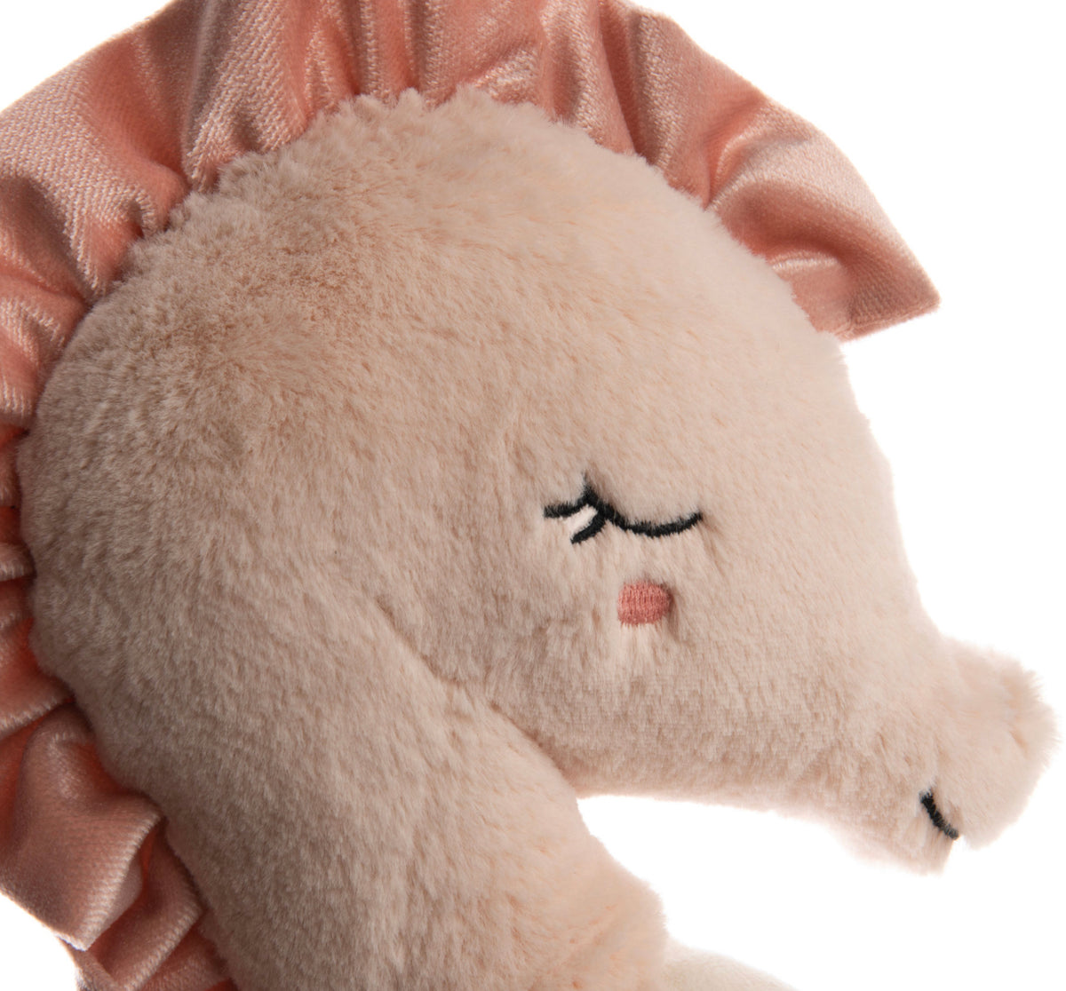Peluche Hippocampe rose poudré (45 cm) — Amadeus Les Petits