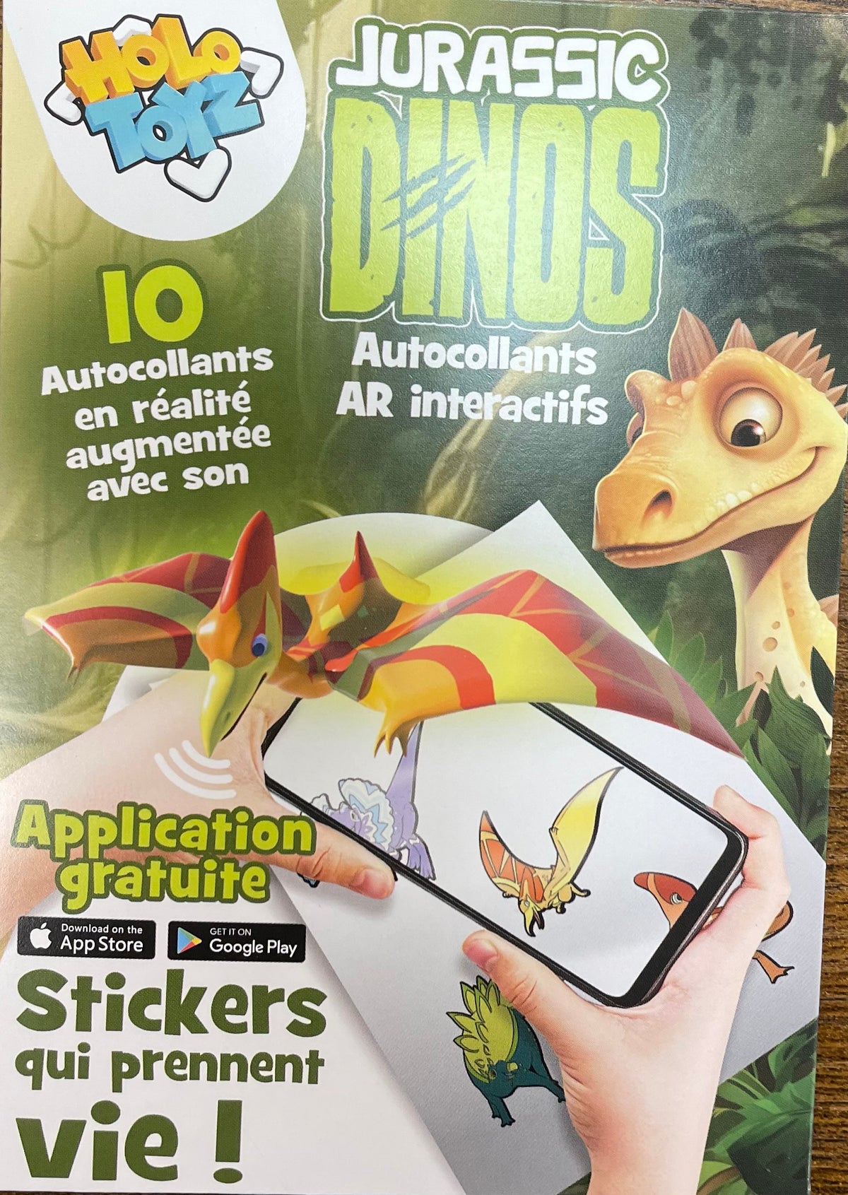 utocollants animés en réalité augmentée — HoloToyz