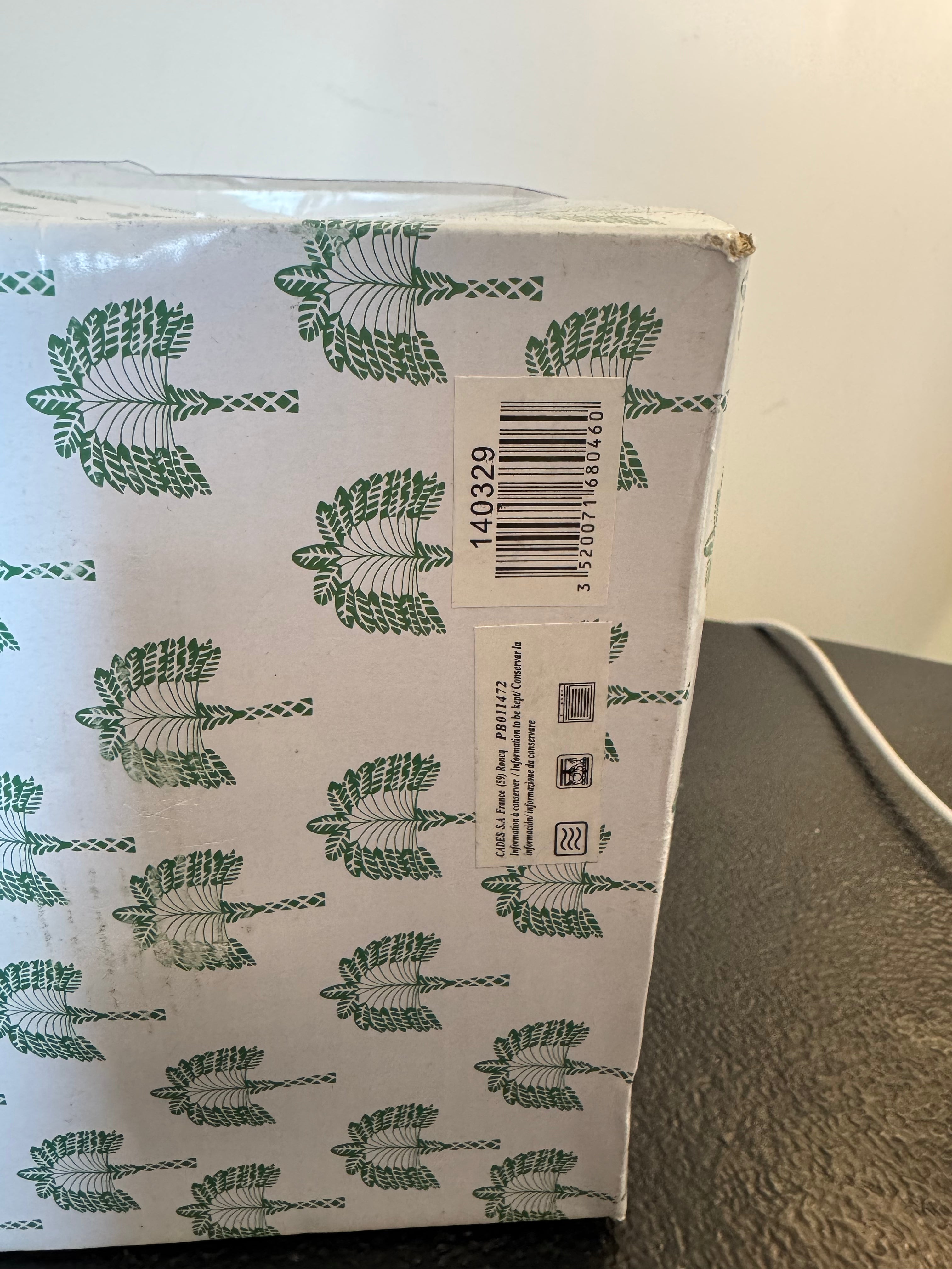 Set de 4 bols en céramique motifs tropicaux « Voyage » par Korb