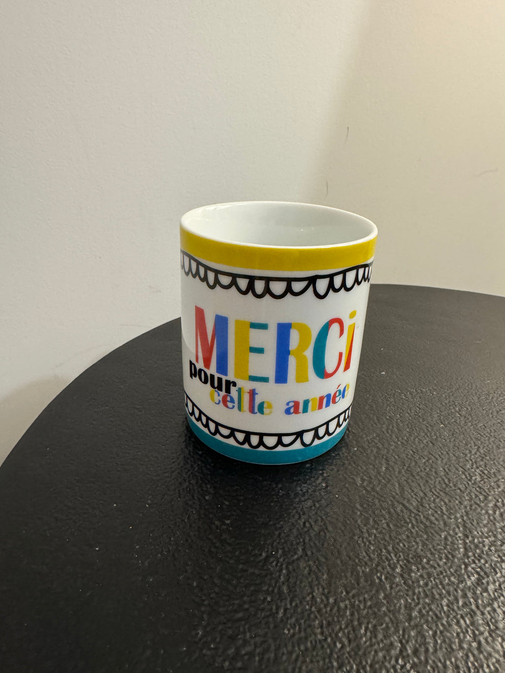 Mug en céramique Amadeus « Merci pour cette année » (H 10 cm)