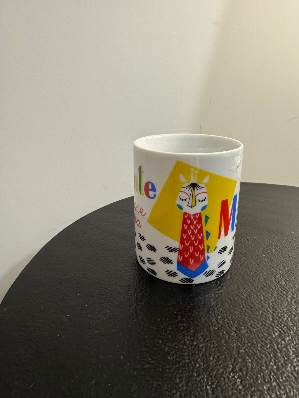 Mug en céramique Amadeus « Élégante comme ma maman » (H 10 cm)