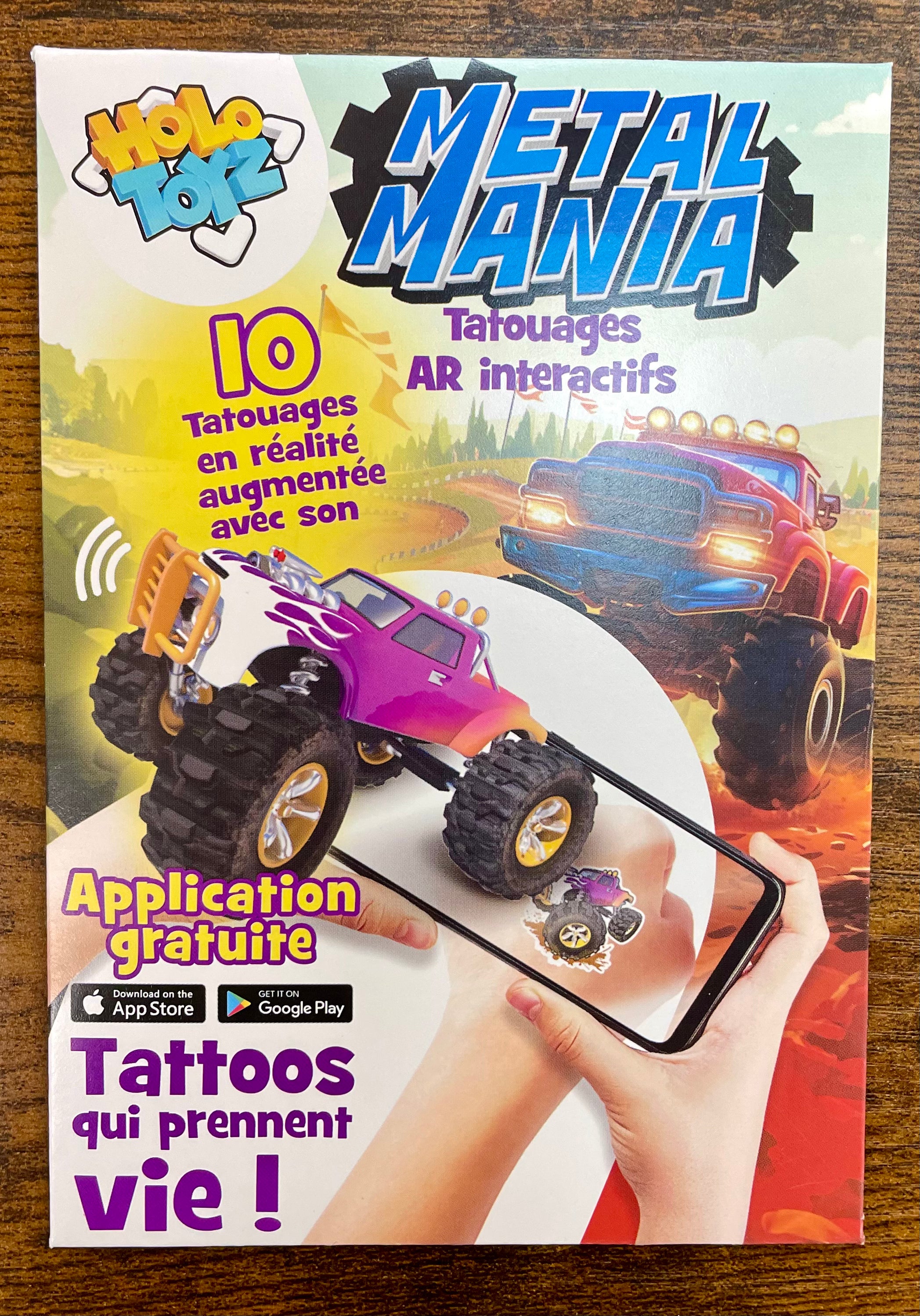 Tatouages temporaires animés en réalité augmentée — HoloToyz