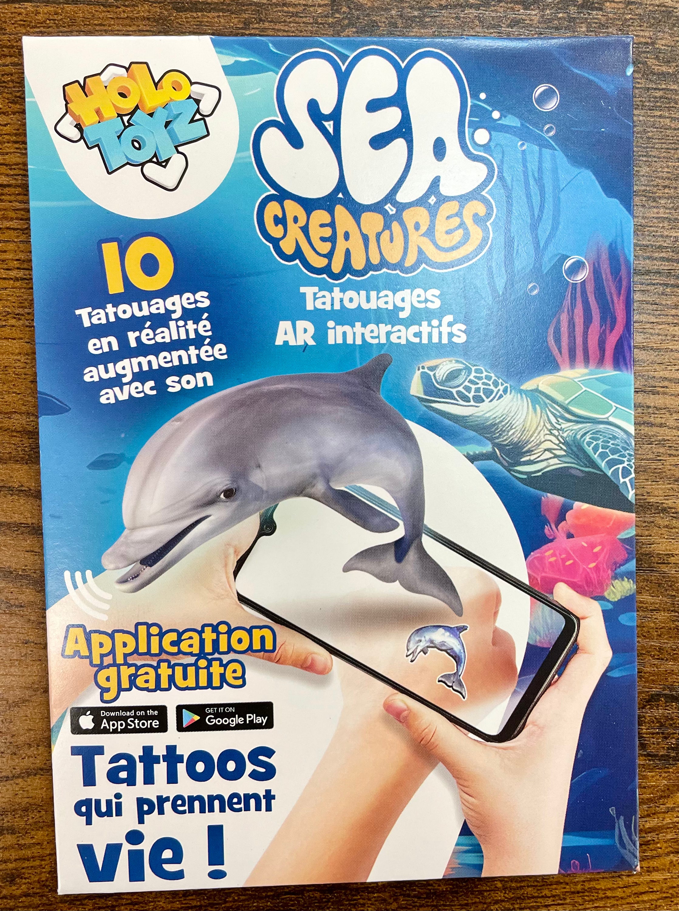Tatouages temporaires animés en réalité augmentée — HoloToyz