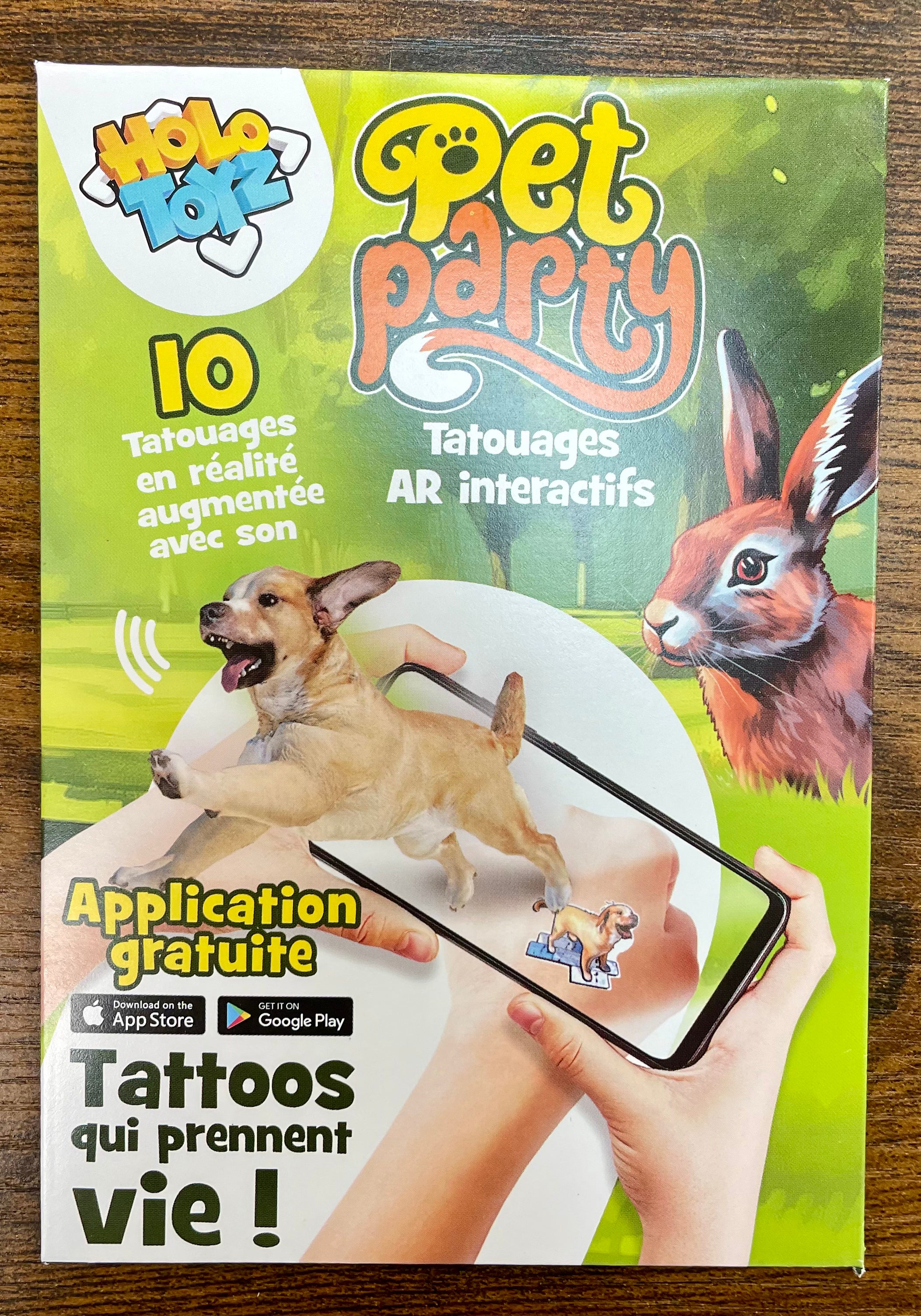 Tatouages temporaires animés en réalité augmentée — HoloToyz