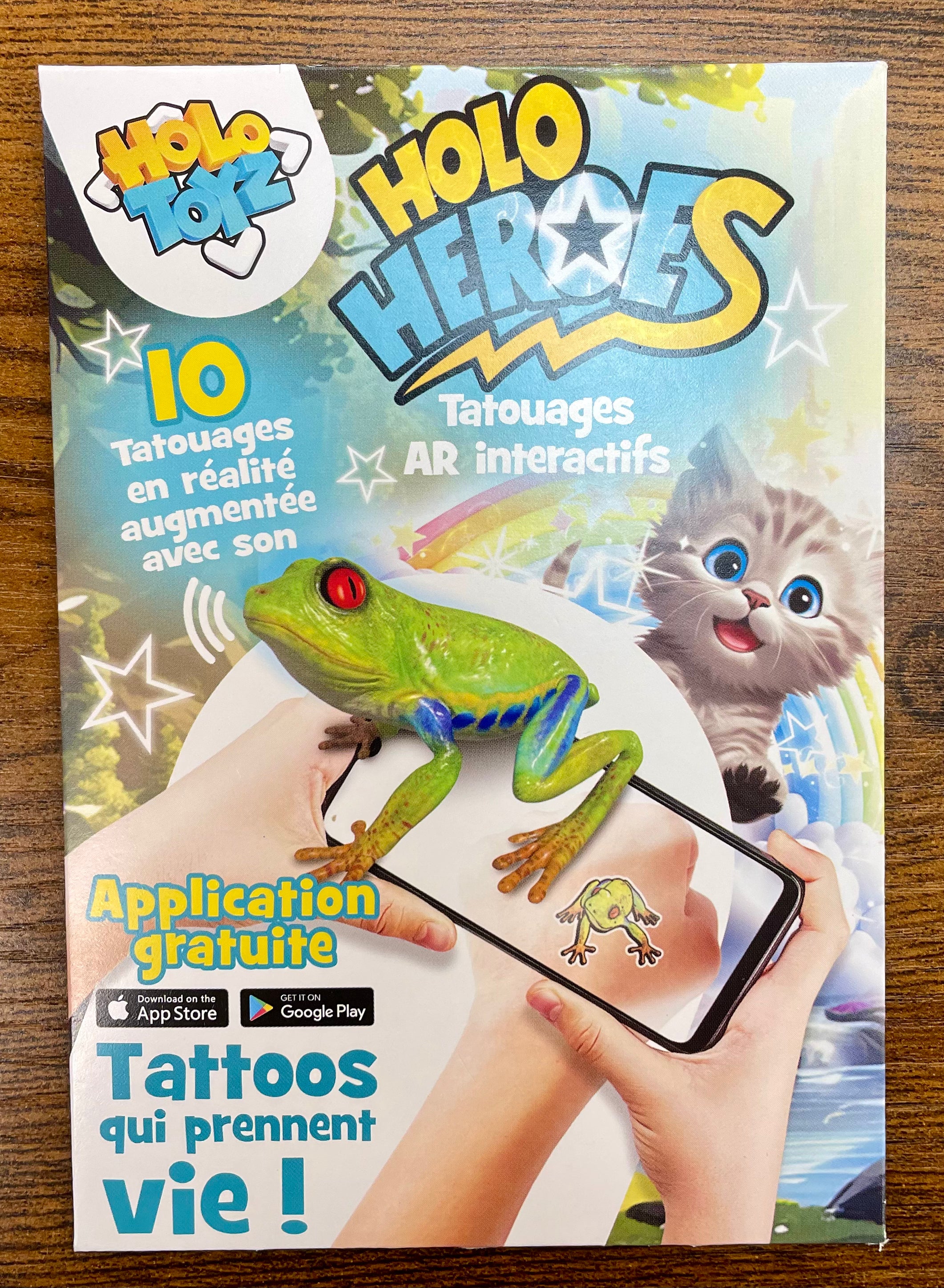 Tatouages temporaires animés en réalité augmentée — HoloToyz