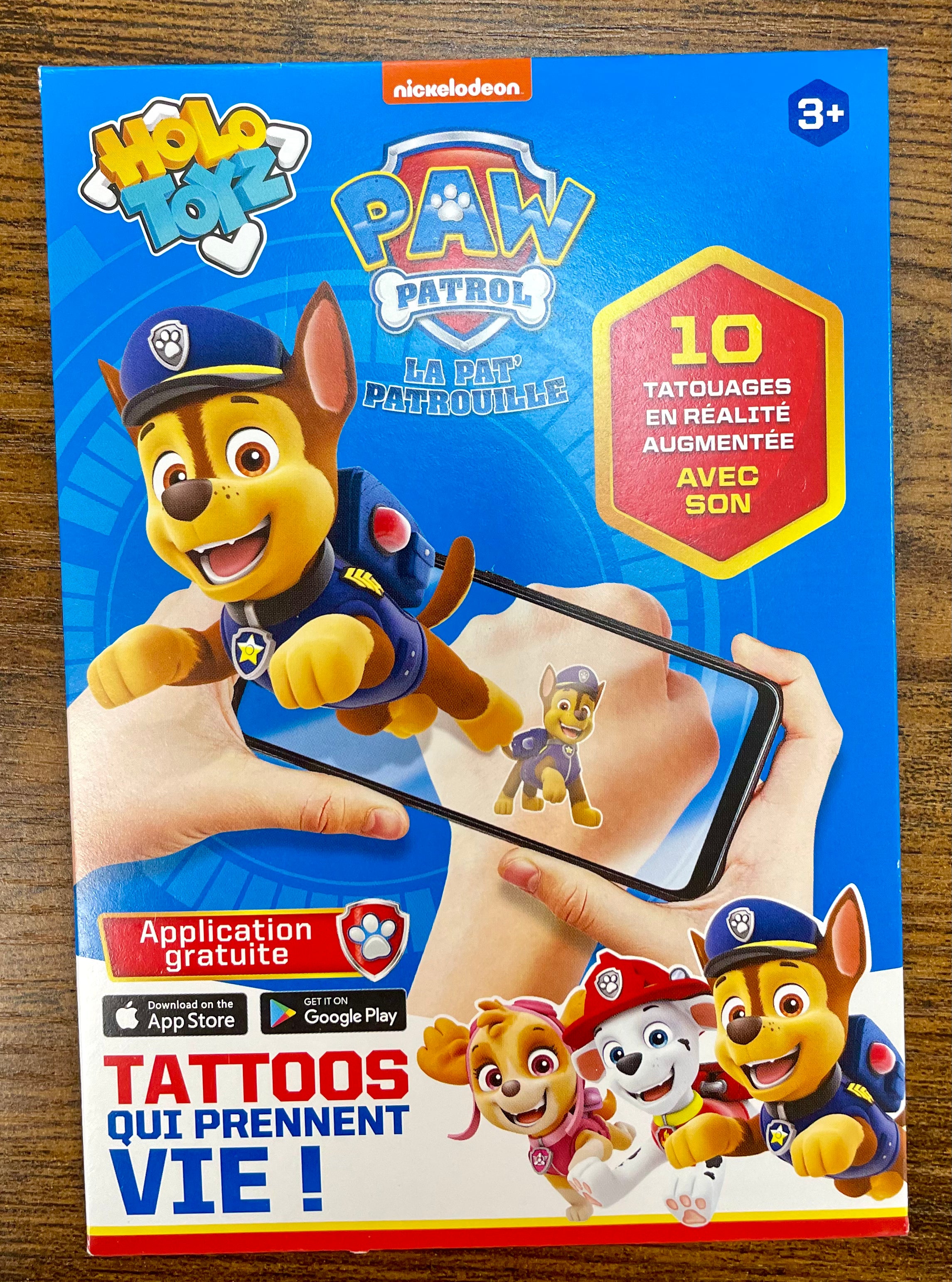 Tatouages temporaires animés en réalité augmentée — HoloToyz
