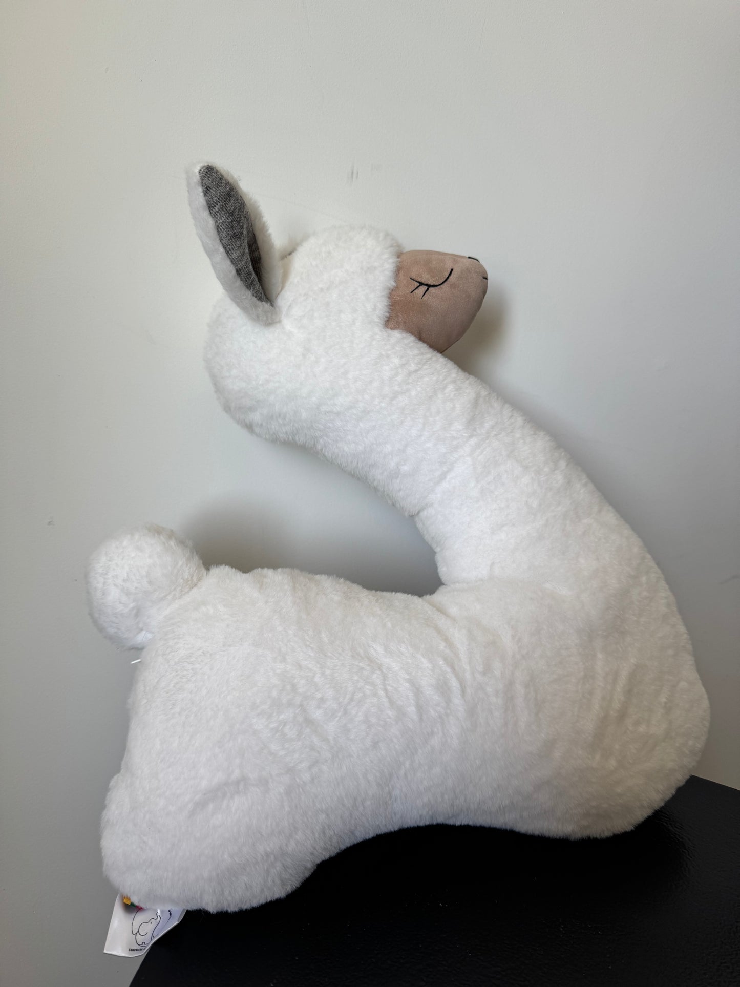 Peluche Coussin Peluche Lama Écru — Kai As Mažas Buvau (43 cm)