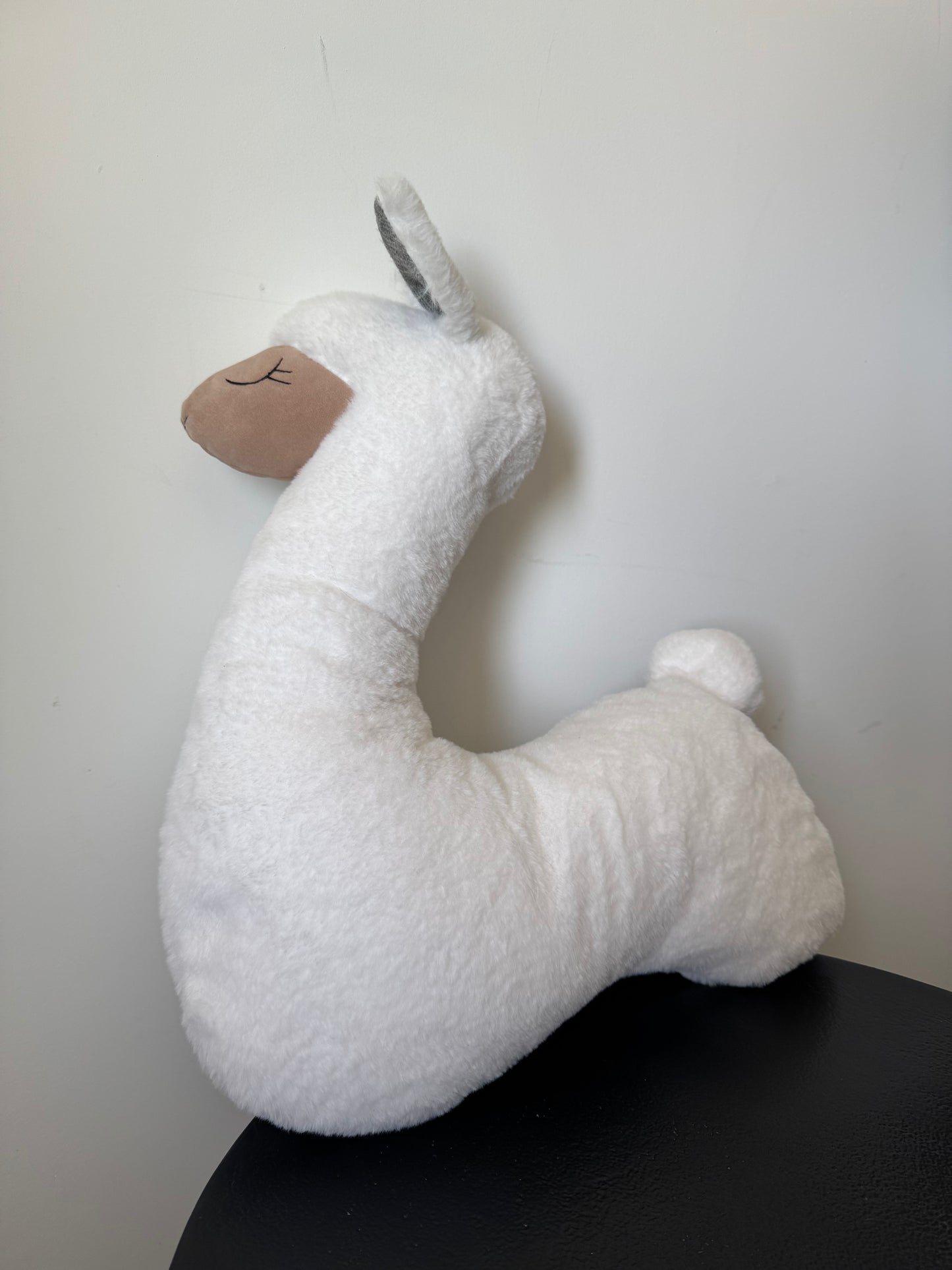 Peluche Coussin Peluche Lama Écru — Kai As Mažas Buvau (43 cm)