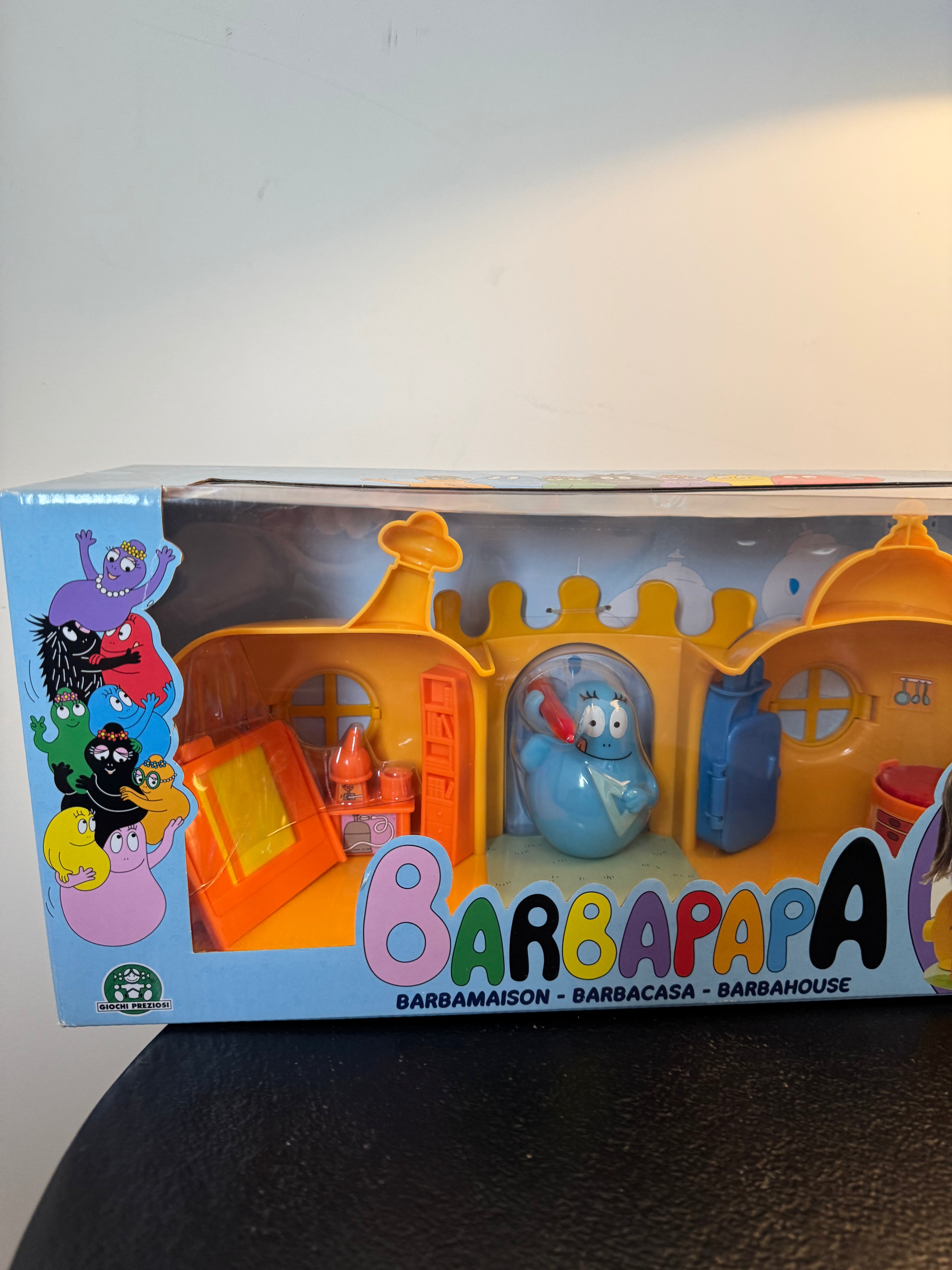 Maison Barbapapa "Barbamaison" articulée avec figurine Barbouille — Giochi Preziosi