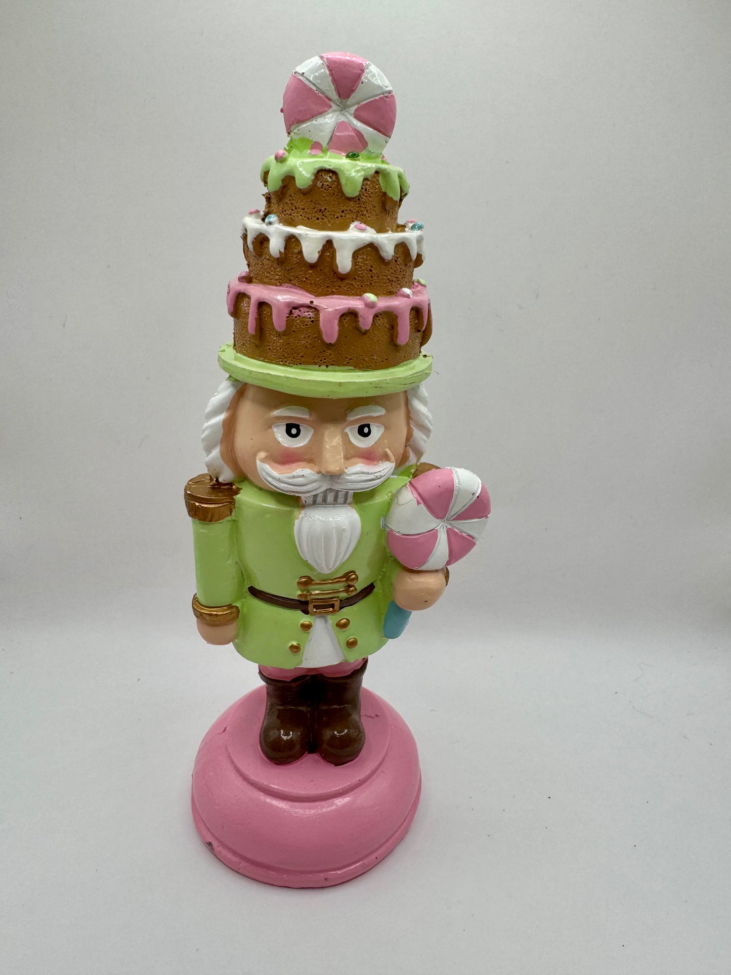 Statuette Casse-Noisette Gourmand Pièce Montée & Bonbon (H 17 cm) — Hoff Interieur