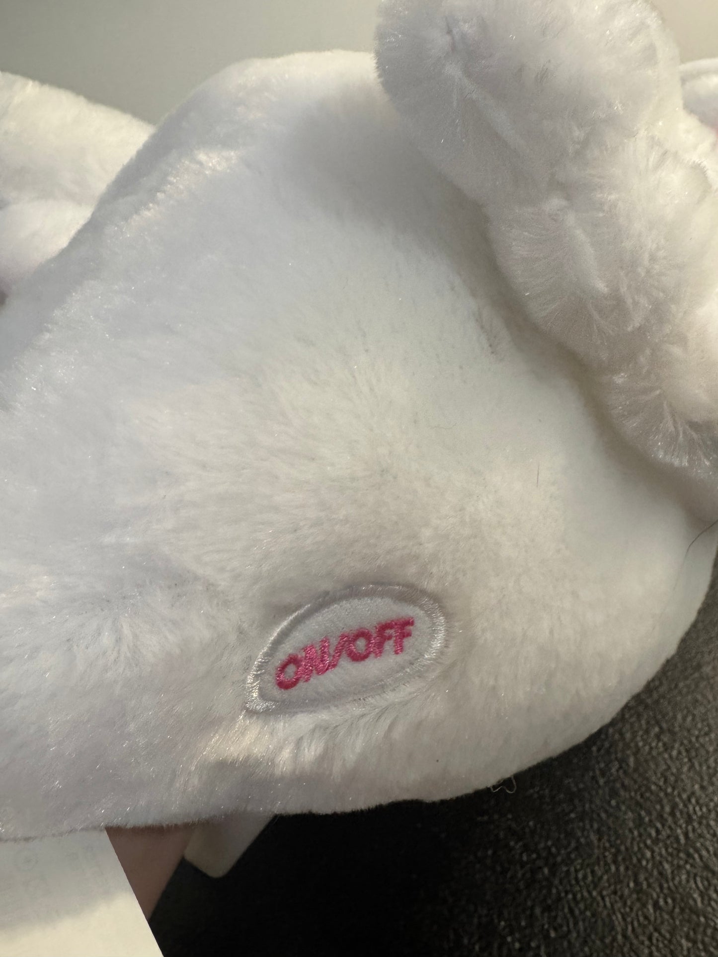 Peluche veilleuse cygne lumineux à LED multicolores (40 cm)