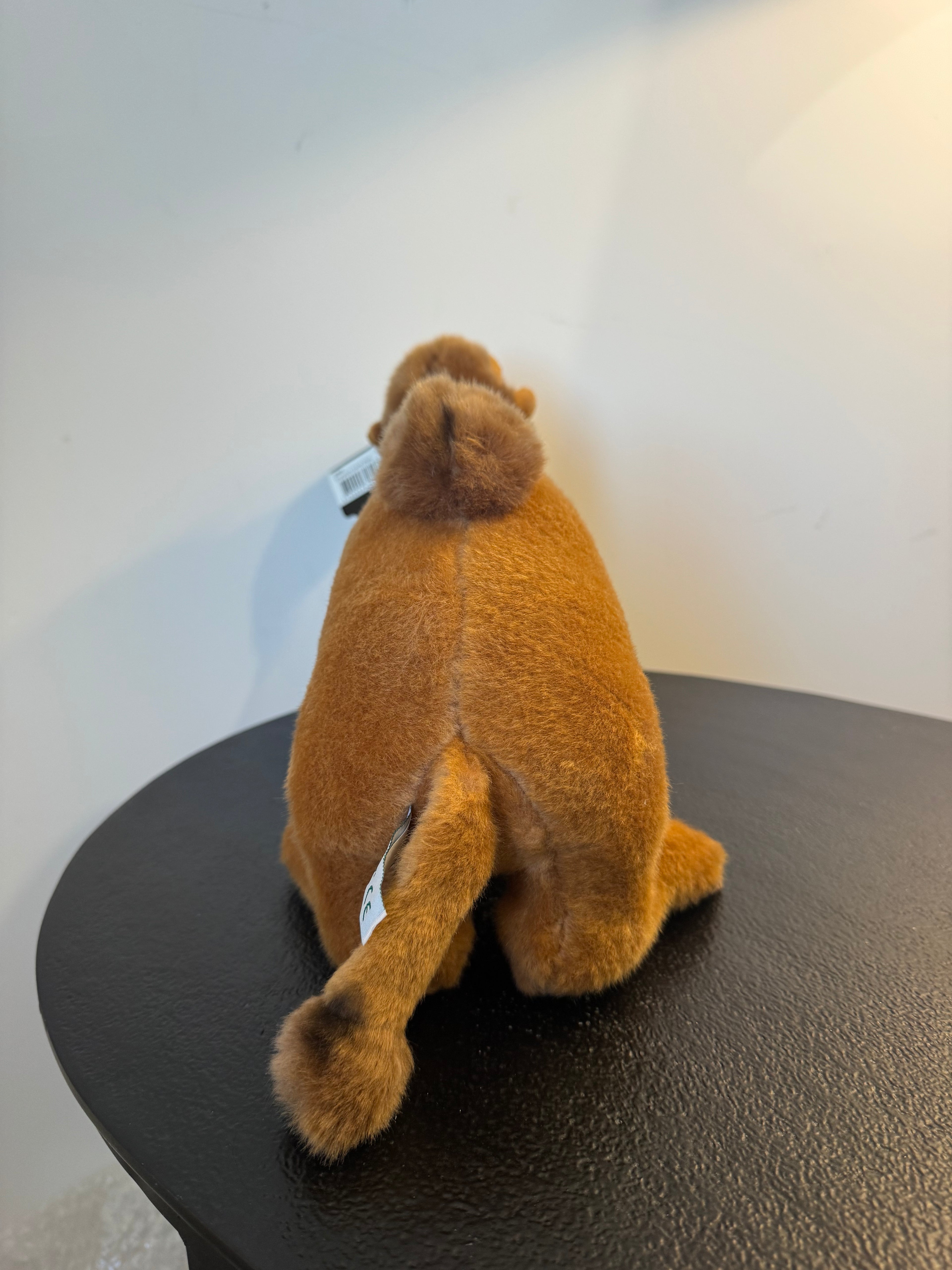 Peluche dromadaire couché marron — Anima (L 35 cm)