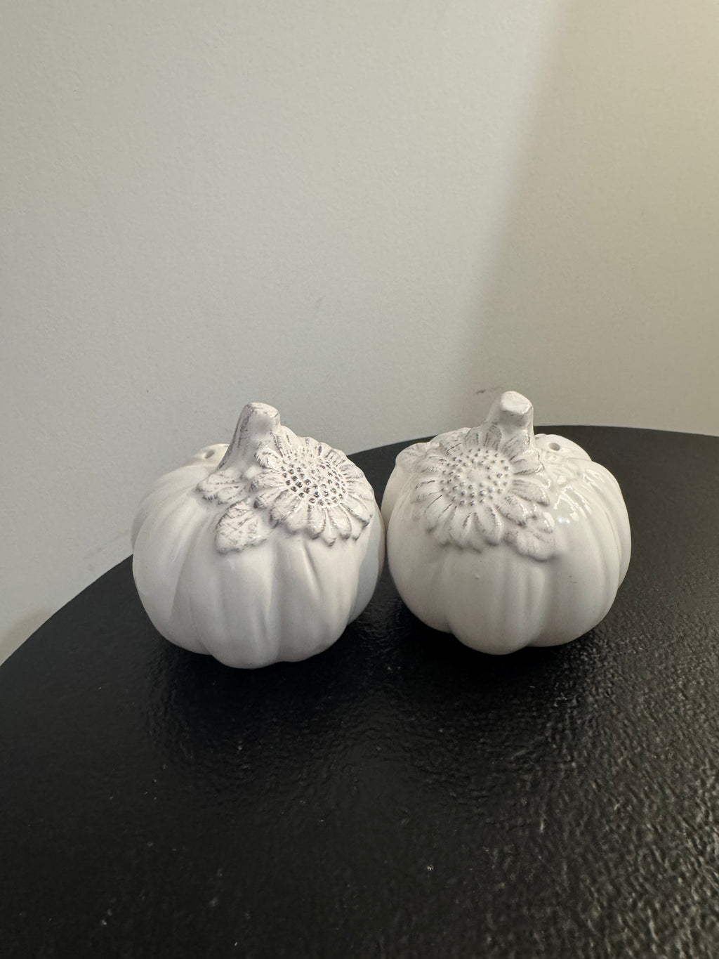 Set sel et poivre citrouilles "Happy Harvest" en céramique — Hoff Interieur